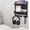 Black, variant on Liv - Bedside Wall Organizer, Wall Mounted Floating Bedside Shelf, Multi-Functional Charging Holder for Remote & Phone, Cute Bedroom Decor for Dorm RV Small Room Nightstand,  White