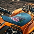 thumbnail image 3 of Uorisanigo ATV Seat Cover Waterproof Universal Boho Turtle Four Wheeler Seat Cover for Polaris Sportsman Compatible with Most ATV for Sportsman, Rancher, Foreman, Scrambler, Easy to Install, 3 of 7