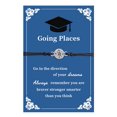 thumbnail image 2 of Graduation Season Bracelet Card Bracelet Graduation Season Wax Line Stainless Steel Hollow Bracelet, 2 of 7