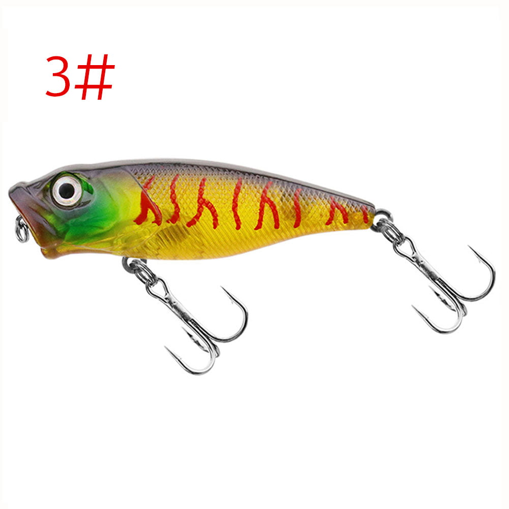 Tackle Artificial Bait Hard Lures Topwater Popper Wobblers Bass Fishing Lure 