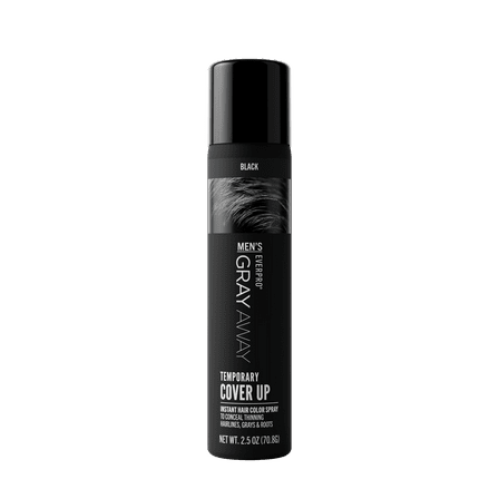 Everpro Gray Away Men's Cover Up Spray, Black 2.5 oz