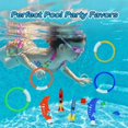 thumbnail image 3 of Juguetes de buceo en piscina Jasonwell, 25 unidades, para niños y adultos, 3 of 8