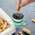 thumbnail image 4 of Wovilon Stainless Steel Silicone Cover Dressing Cup Tomato Dressing Seasoning Container Silicone Cover, 4 of 4