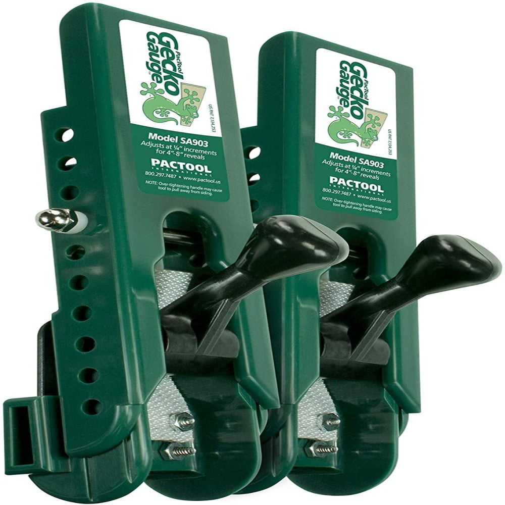 1 Set Two Pack Fiber Cement Siding Installation Tool PacTool International SA903 Gecko Gauge 