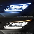 thumbnail image 2 of Par De Tiras Led 60cm Para Direccional De Carro Secuencial Azul Amarillo, 2 of 8