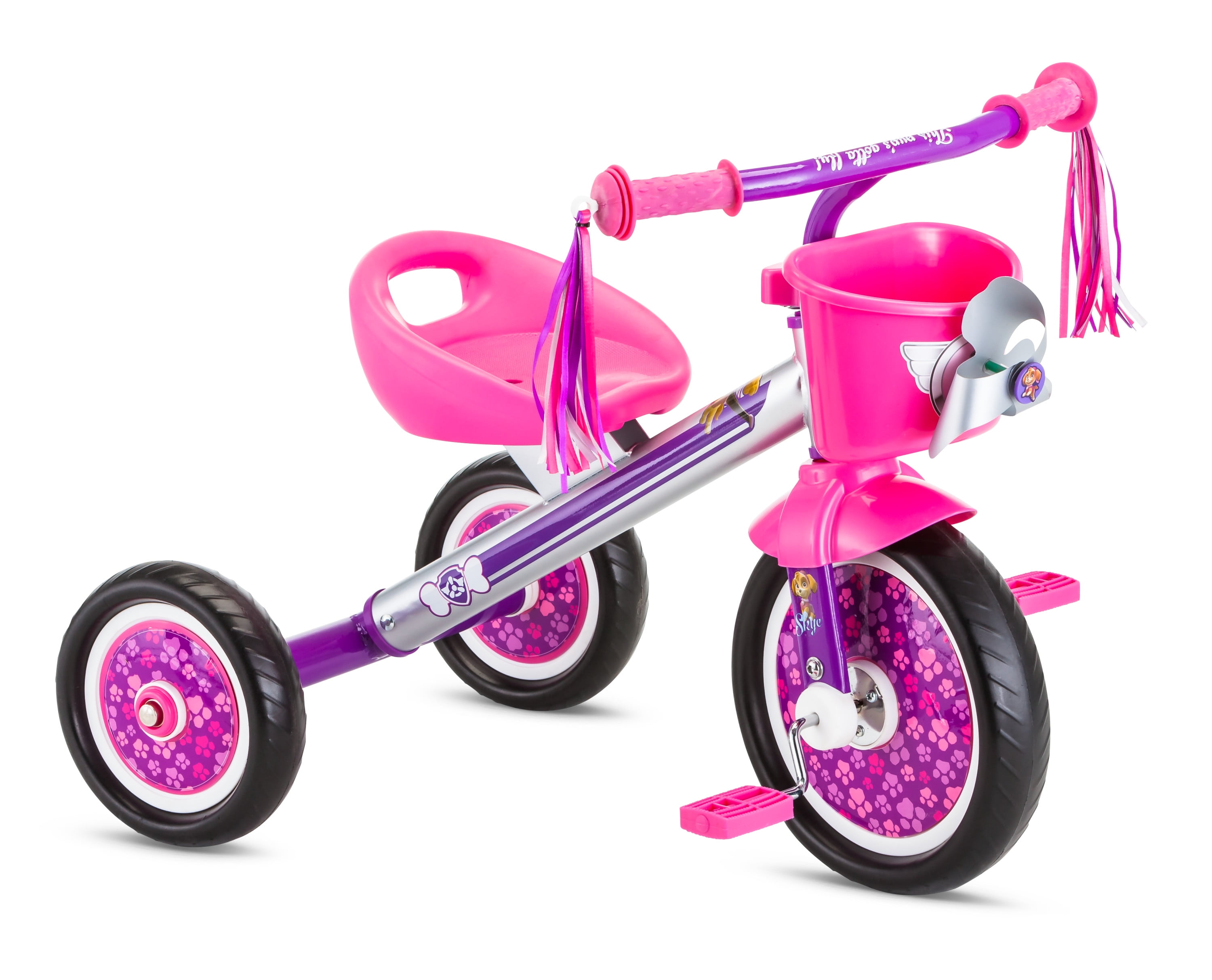 Kids Tricycle Bike Toddler Outdoor Folding Trike Adjustable Seat Red Or Pink New 