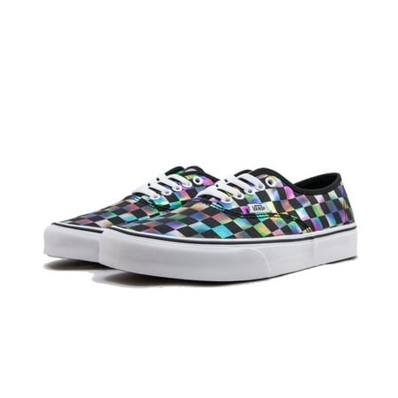 

VANS AUTHENTIC LO UNISEX MEN SIZE 5 = WOMEN SIZE 6.5 SHOES LRIDESCENT CHECK NEW