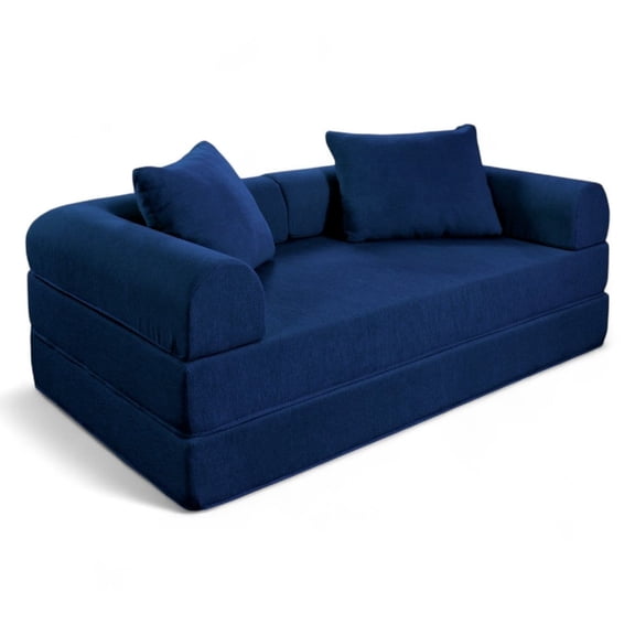 SOFA CAMA TEDDY CHENILLE ZAFIRO
