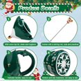 thumbnail image 4 of Taza de café navideña Taza de cerámica navideña con tapa y varilla para revolver Tazas de café con forma de árbol de Navidad de 400 ml Tazas de té navideñas de regalo, 4 of 4