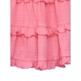 thumbnail image 6 of Planet Gold Toddler & Girls Summer Sleeveless Tiered Dress with Tie Straps, Sizes 12M-18, 6 of 6