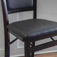 thumbnail image 3 of Bronson Pad Back Folding Counter Stool, 3 of 9