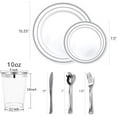thumbnail image 4 of Munfix 700 Piece Silver Dinnerware Set, 4 of 7