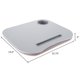 Lavish Home Laptop Buddy Portable Cushioned-Bottom Lap Desk (Gray) - image 2 of 5