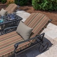 thumbnail image 2 of Casual Cushion Solid Sunbrella® Fabric 1-Piece Outdoor Rectangle Throw Pillow, 19"W x 12"L, Cast Silver, 2 of 5