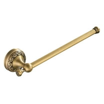 Brass Single Rod Towel Bar Towel Rack Holder Towel Robe Hanger Shelf Bathroom Accessories