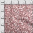thumbnail image 2 of oneOone Tissu en Coton et Soie Rouge Foncé Tissu pour Robe Tissu Imprimé au Mètre 42 Pouces de Large, 2 of 5