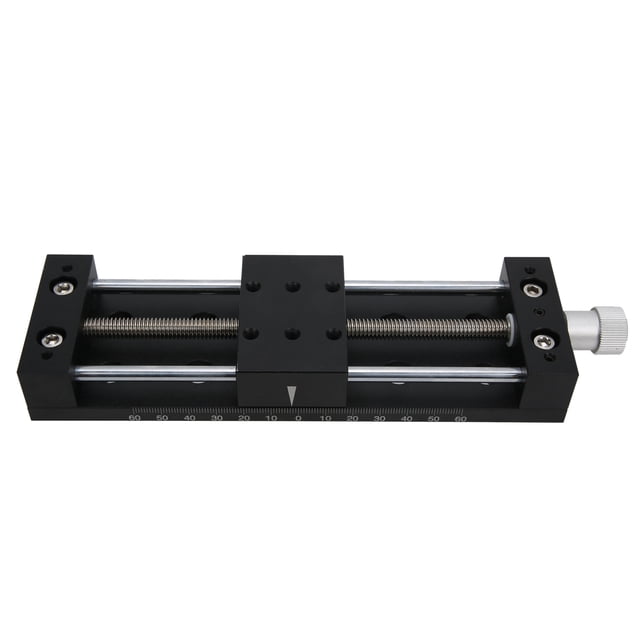 Plataforma de mesa manual de ajuste fino de aleación de aluminio X Linear Stage SP60A-DB120 40 x 60 mm