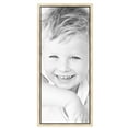 thumbnail image 2 of ArtToFrames 20" x 47" Silver with Black Lip Picture Frame, 20x47 inch Multi Wood Poster Frame (WOM-5193),  Pack, 2 of 7