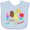 Blue, variant on Inktastic Just Chillin This Summer- popsicles Boys or Girls Baby Bib