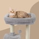 thumbnail image 5 of Lindo árbol para gatos para interiores, torre para gatos, condominio, sisal, postes rascadores con plataforma de salto, muebles para gatos, centro de actividades, casa de juegos, gris, 5 of 7