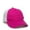 Fuchsia/white, variant on Outdoor Cap Fuchsia & White Ladies Baseball Cap – Low Profile Heavy-Wash Trucker Hat with Mesh Back, Adjustable, One Size, Blank Style