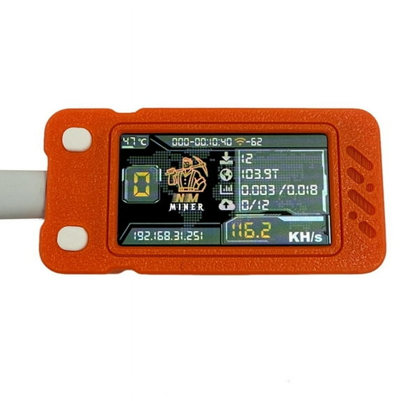 Upgraded Nerdminer Miner 117KH/S with Color Screen Mini BTC Solo Lottery Mining Miner B mj4260