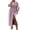 Pink, variant on Womens Oversized Long Trench Coat Puff Long Sleeve Notch Lapel Wool Peacoat Trendy Winter Warm Button Down High Waist Overcoat(Pink,XL)