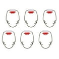 thumbnail image 1 of Swing Top Glass Bottle Caps Flip Beer Bottle Swing Cap 10Pcs, 1 of 7