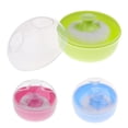 thumbnail image 3 of Contenedor de polvo de Baño perfke Cosmético Puff esponja rosado, 3 of 9