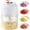 300ML White, variant on Household Electric Garlic Crusher,300ML Mini Food Processor & Food Chopper,Portable Cordless Garlic Mincer with 4 Stainless Steel Blades,Small Vegetable Chopper for Nuts Ginger Chili Onion Fruit Meat