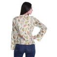 thumbnail image 3 of Moomaya Kurta Col Kurta Dentelle Détails Imprimé Manches Longues Tunique, 3 of 5