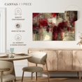 thumbnail image 4 of Elephant Stock Stone Gardens Wall Art - Horizontal Canvas Wall Art - Hallway Wall Decor - Abstract Canvas - Gray And Red Decor By Silvia Vassileva - 48" x 32", 4 of 4