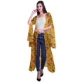 thumbnail image 2 of Moomaya Cardigan Long en Georgette Imprimée pour Femmes, Vêtements de Plage, Cache-Maillot, 2 of 5