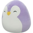 thumbnail image 6 of Squishmallows Official Kellytoys Plush 10 Inch Elle the Purple Penguin Soft Stuffed Toys, 6 of 6