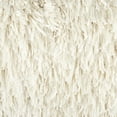 thumbnail image 3 of Long Ivory Shag Throw Pillow, 3 of 7