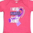thumbnail image 4 of Inktastic I Wear Purple for My Aunt Lupus Awareness Boys or Girls Baby Bodysuit, 4 of 5