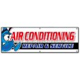 thumbnail image 1 of 72" AC Repair & Service Banner Sign HVAC air Conditioning estimates Finance, 1 of 4