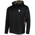 thumbnail image 2 of Men's Dunbrooke Black/Camo Philadelphia Phillies Ranger Pullover Hoodie, 2 of 4