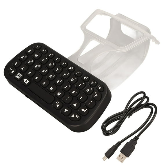 Game Controller Keyboard Bluetooth Wireless External Keyboard with Backlight for PS5 Controller