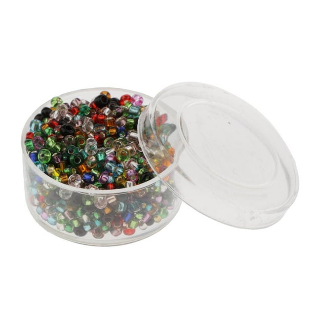 1000 Pcs Perles en Verre Perles Colorées Perles Rondes en Verre Fabrication de Bijoux et