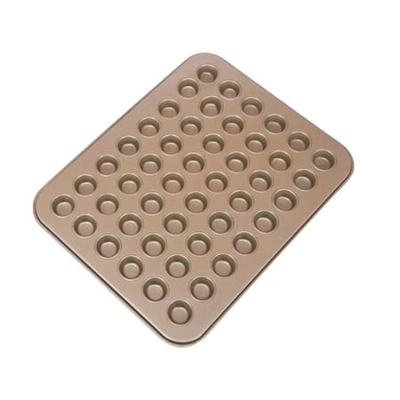 

48 Cavity Round Minimuffin Cupcake Baking Tray Steel Nonstick Cake Bakeware Oven Baking Molds Small Baking Sheet Bakeware for Air Fryer