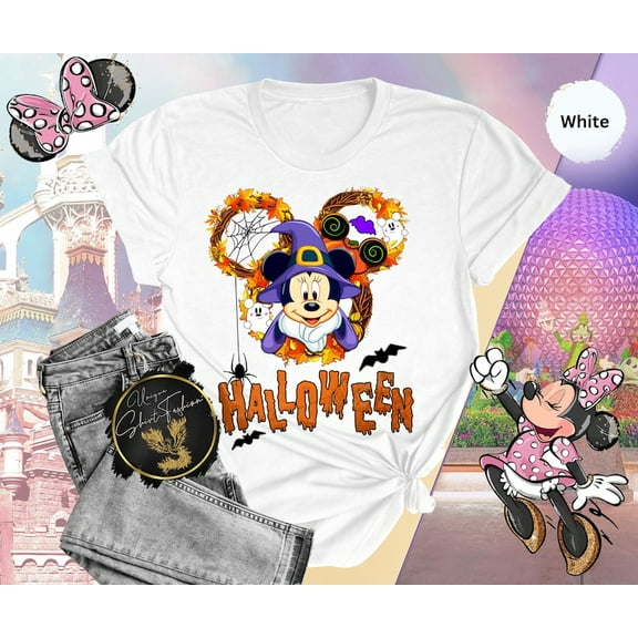 Disneyland Halloween Shirts, Mickey And Minnie Halloween Shirt, Halloween Party Shirt, Disney Family Halloween Shirts