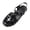 A-Black1345, variant on Womens Jelly Slingback Sandals Retro Woven Closed Toe T-Strap Ankle Buckle Ladies Sandals Summer Poolside Resort Casual Sandals