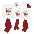 thumbnail image 2 of Pijamas familiares a juego de Navidad, conjunto de pijamas de Dachshund a través de la Blancanieves, 2 of 3