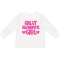 thumbnail image 3 of Inktastic Great Grandpa's Girl Granddaughter Gift Girls Long Sleeve Toddler T-Shirt, 3 of 5