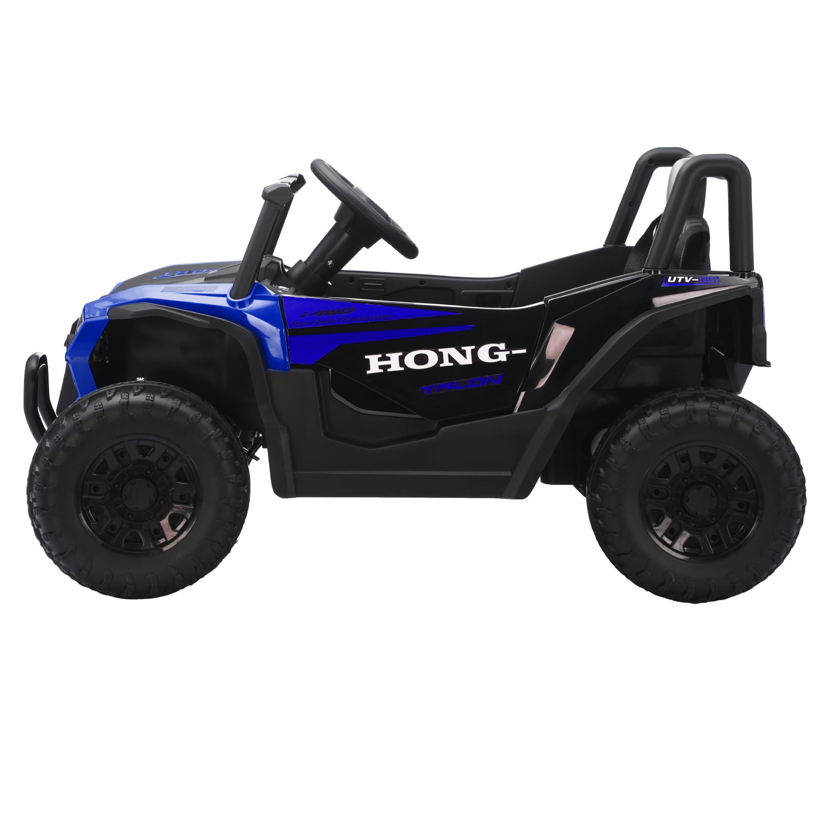 HEIMILI 12V Kids Ride On UTV,Ride on Car Toy w/Remote Control,Electric Off-Road UTV Truck,Remote w/ LED Lights MP&Music Bluetooth USB for Kids,Boys and Girls Aged 3-6 Years (Blue)