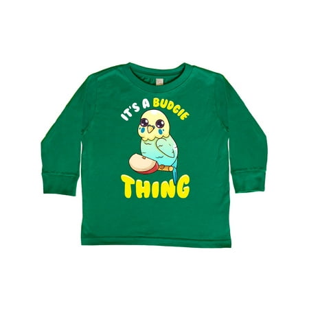 

Inktastic Budgie Parakeet Budgerigar Gift Toddler Boy or Toddler Girl Long Sleeve T-Shirt
