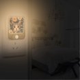 thumbnail image 2 of Yayeee 2-Pack Plug in LED Night Lights with Light Sensors Motion Detectors, Flowers Cat, 2 of 7