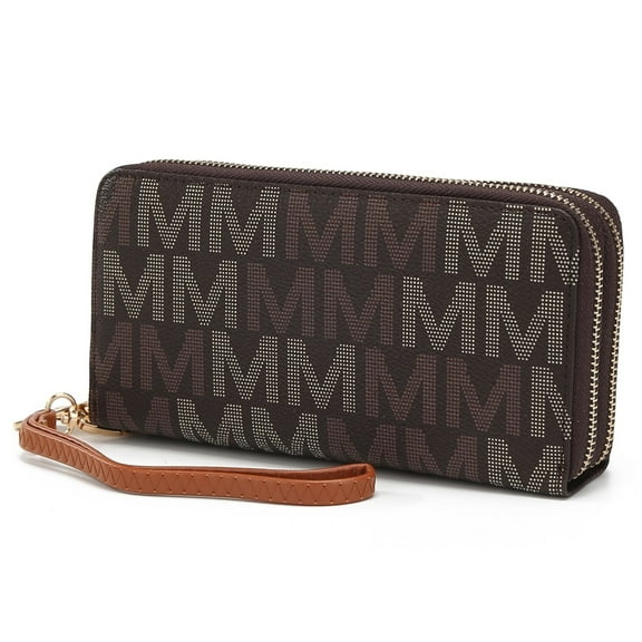 MKF Collection Hofstra M Signature Wristlet Wallet by Mia k.