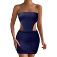 thumbnail image 1 of Ketyyh-chn99 Robes de Soirée pour Femmes Robes de Soirée pour Mariage Mode Féminine Élégante Robe de Soirée pour Dames Bleu,m, 1 of 5